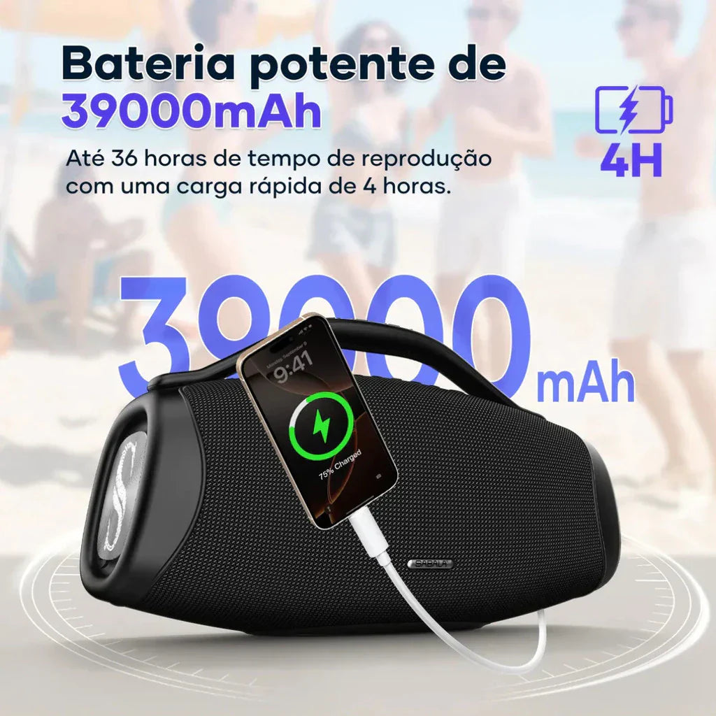 Boombox Iluminação LED RGB - Foto 7